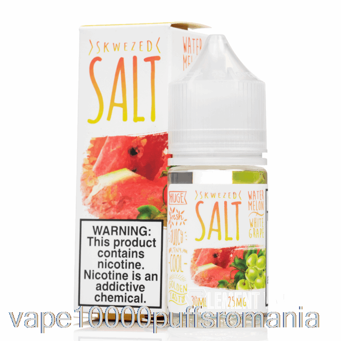 Vape Romania Pepene Verde Struguri Albi - Saruri Skwezed - 30ml 50mg
